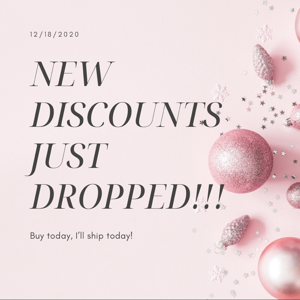 PRICE DROPS and DISCOUNTED SHIPPING
